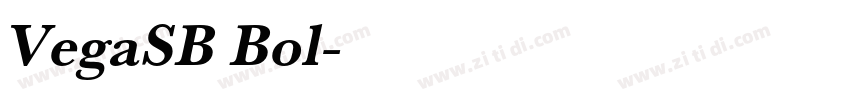 VegaSB Bol字体转换